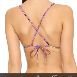 Luli Fama Gypsy Soul Crossback Bikini Top 34D